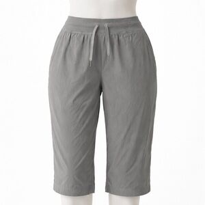 Size 10 Lululemon Women’s Dance Studio Crop Pants Grey Drawstring Lightweight